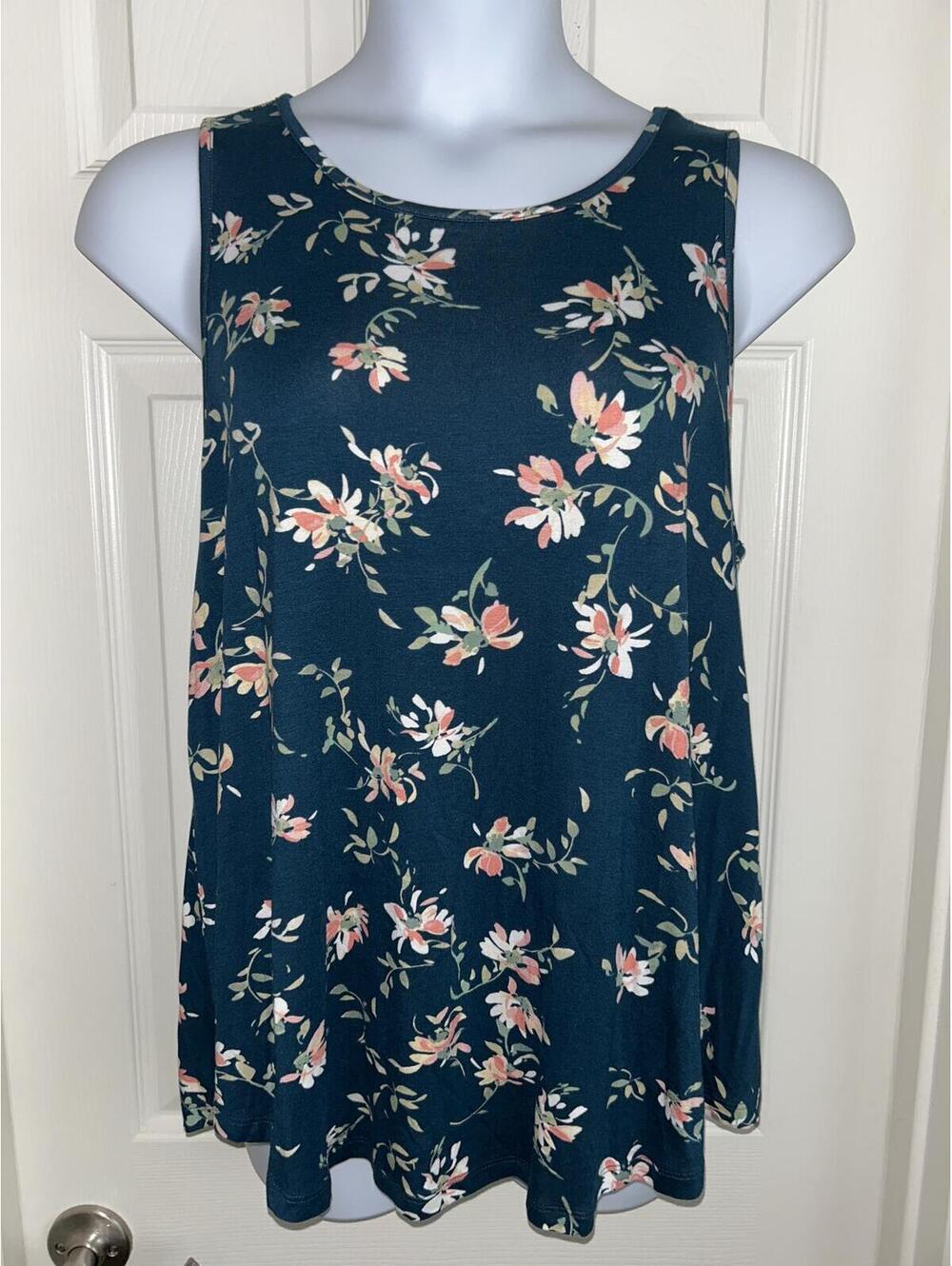 Torrid Floral Tank Top sz 1